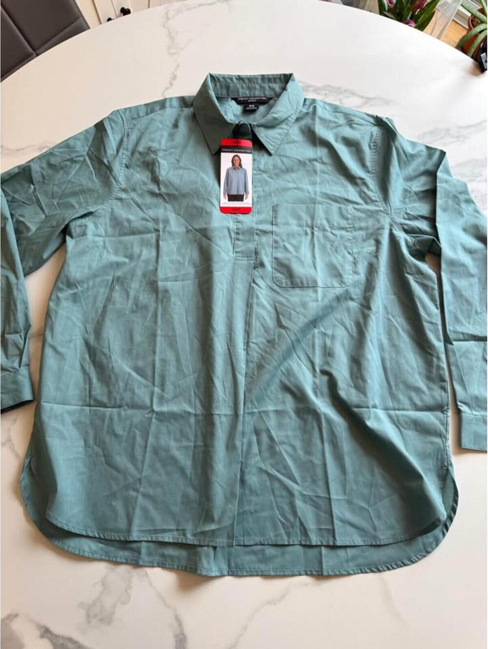 French Connection Long-Sleeve Blouse New with Tags Size M/M